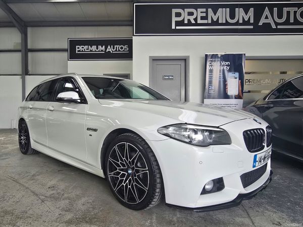BMW 5-Series Estate, Diesel, 2014, White