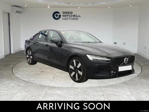 Volvo S60 Saloon, Petrol Hybrid, 2023, Black