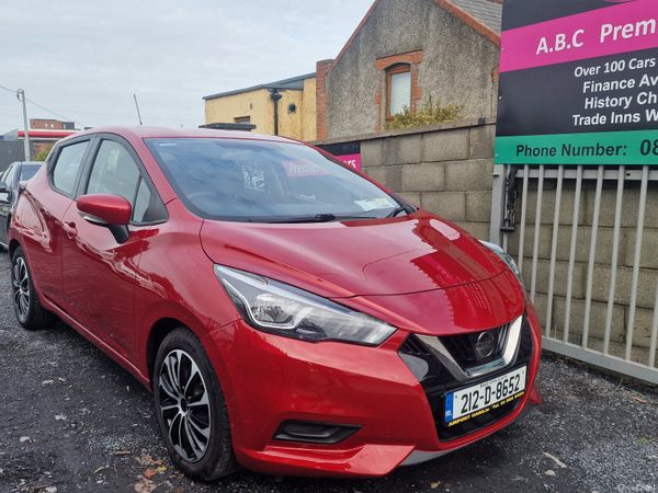 Nissan Micra Hatchback, Petrol, 2021, Red