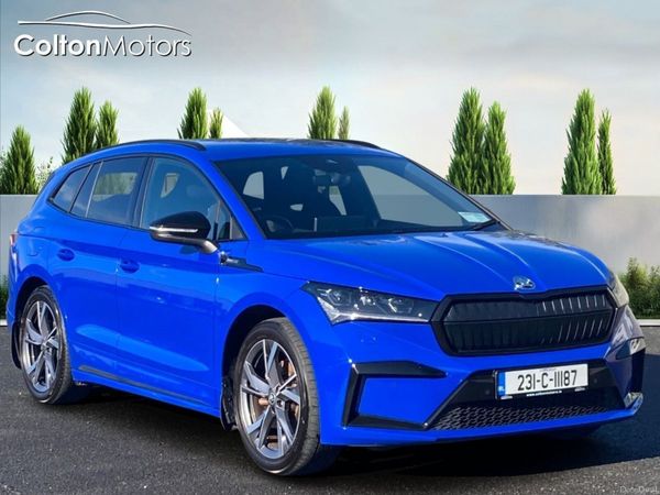 Skoda Enyaq Hatchback, Electric, 2023, Blue
