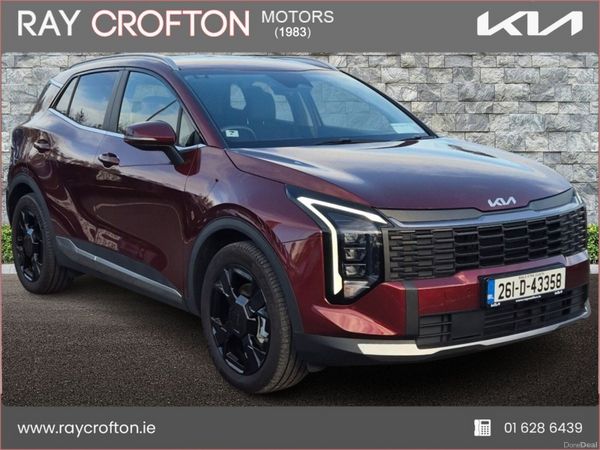 Kia Sportage SUV, Petrol Plug-in Hybrid, 2026, Red