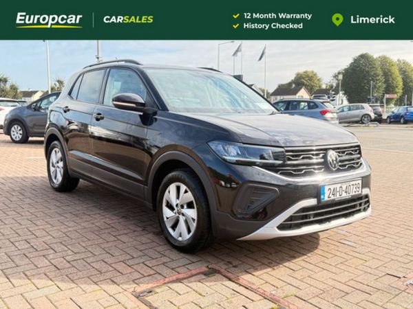 Volkswagen T-Cross Hatchback, Petrol, 2024, Black