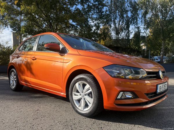Volkswagen Polo Hatchback, Petrol, 2018, Orange