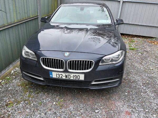 BMW 5-Series Saloon, Diesel, 2013, Blue