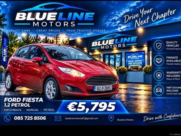 Ford Fiesta Hatchback, Petrol, 2015, Red