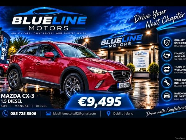 Mazda CX-3 SUV, Diesel, 2016, Red