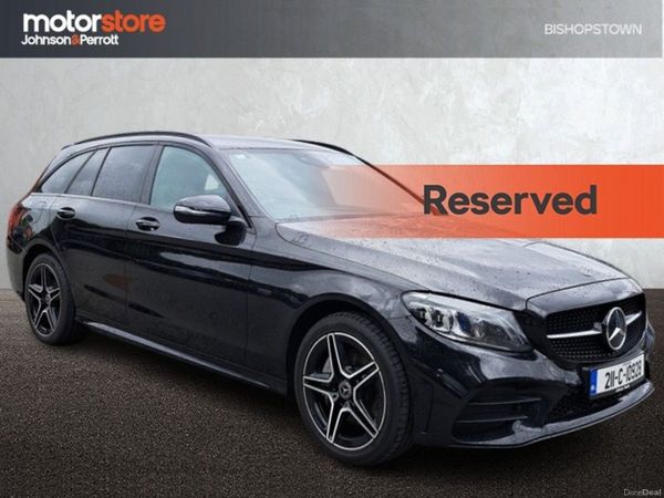 Mercedes-Benz C-Class Estate, Petrol Plug-in Hybrid, 2021, Black