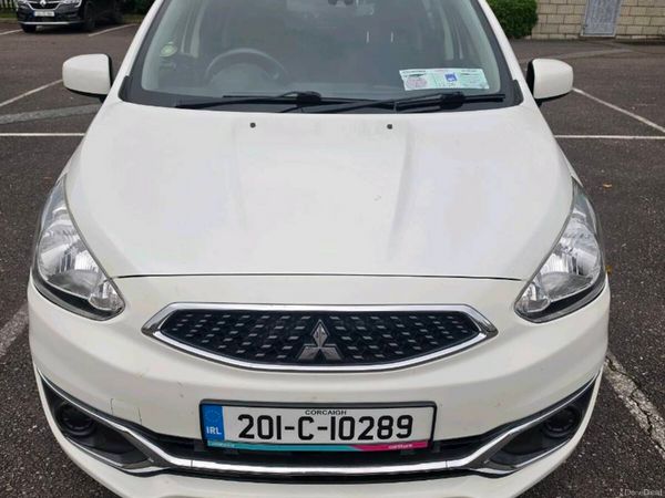 Mitsubishi Mirage Hatchback, Petrol, 2020, White
