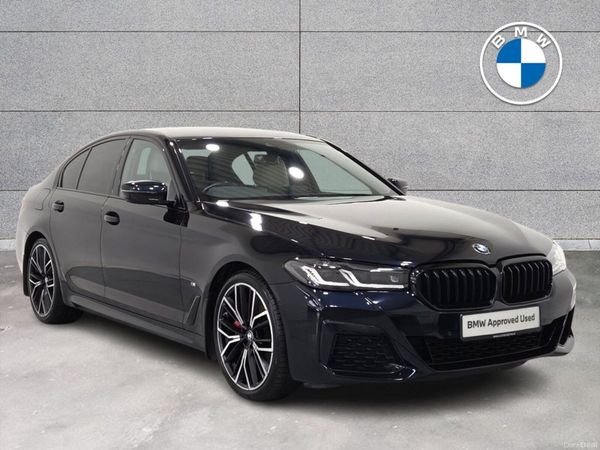 BMW 5-Series Saloon, Diesel Hybrid, 2023, Black