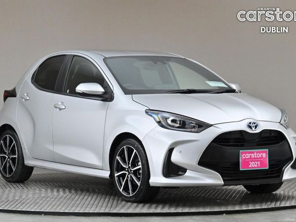 Toyota Yaris Hatchback, Petrol Hybrid, 2021, Silver