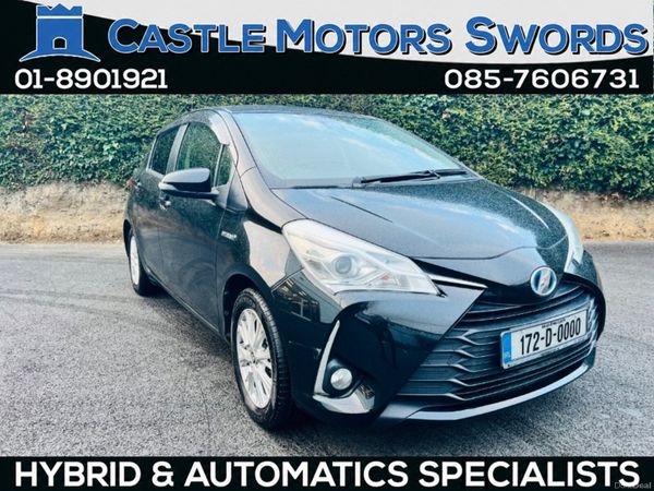 Toyota Yaris Hatchback, Petrol Hybrid, 2017, Black