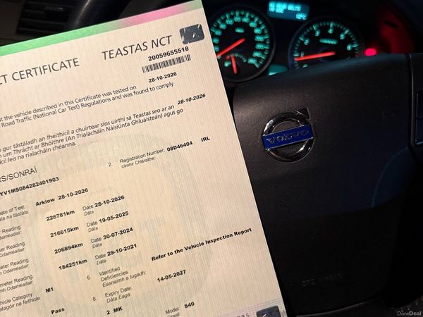 Volvo S40 Saloon, Ethanol Petrol, 2008, Blue
