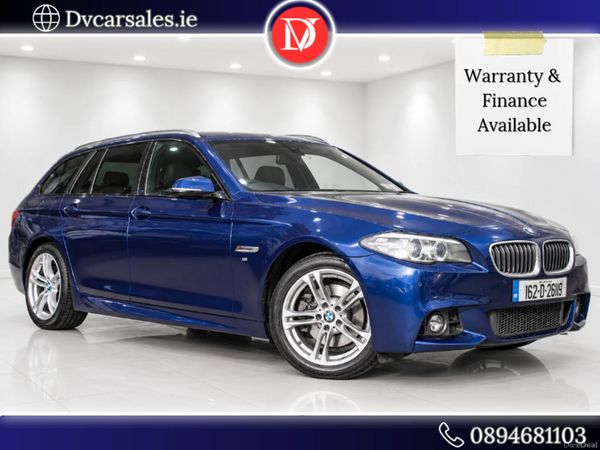 BMW 5-Series Estate, Diesel, 2016, Blue