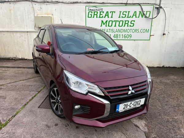 Mitsubishi Mirage Hatchback, Petrol, 2021, Red