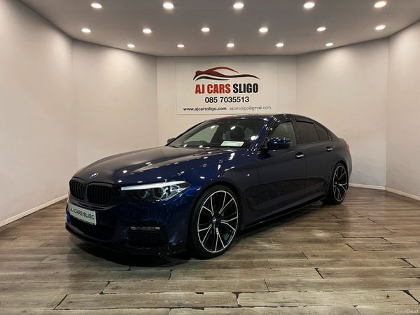BMW 5-Series Saloon, Diesel, 2018, Blue