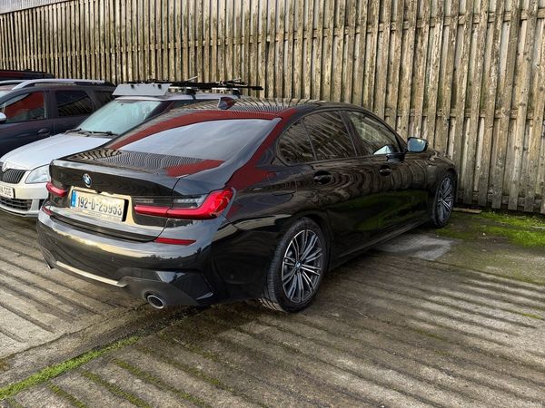 BMW 3-Series Saloon, Petrol, 2019, Black