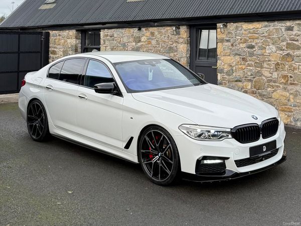 BMW 5-Series Saloon, Diesel, 2017, White