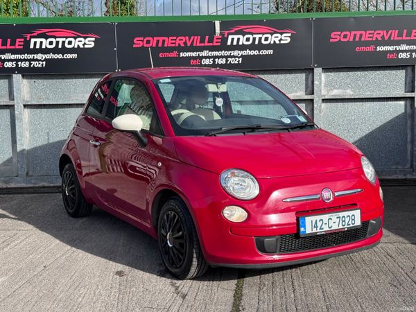 Fiat 500 Hatchback, Petrol, 2014, Red
