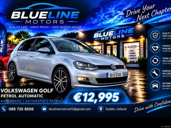 Volkswagen Golf Hatchback, Petrol, 2015, Silver