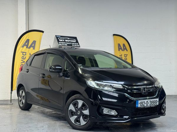 Honda Fit Hatchback, Petrol Hybrid, 2019, Black
