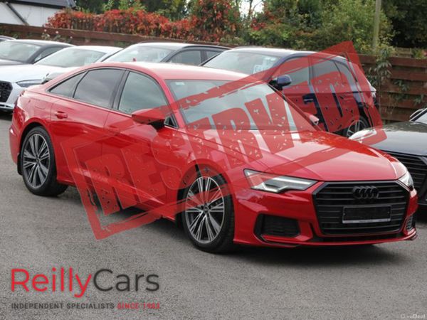 Audi A6 Saloon, Diesel, 2022, Red