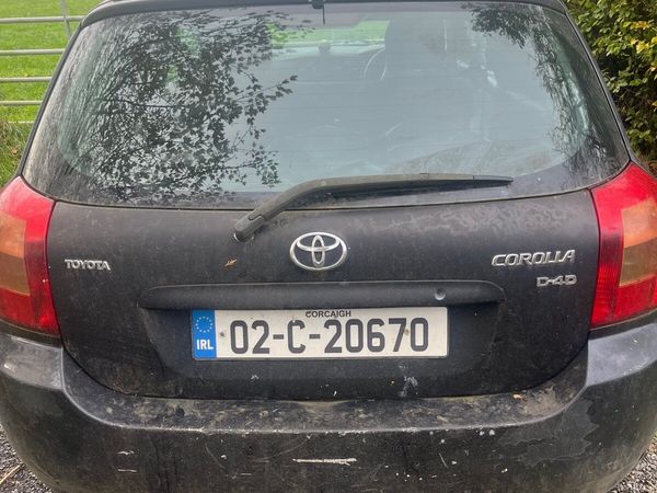 Toyota Corolla Van, Diesel, 2002, Black