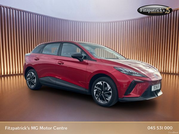 MG MG4 Hatchback, Electric, 2023, Red