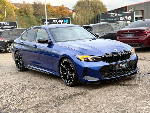 BMW 3-Series Saloon, Diesel Hybrid, 2023, Blue