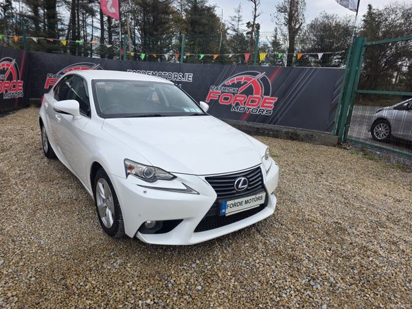 Lexus IS Saloon, Petrol Hybrid, 2013, White