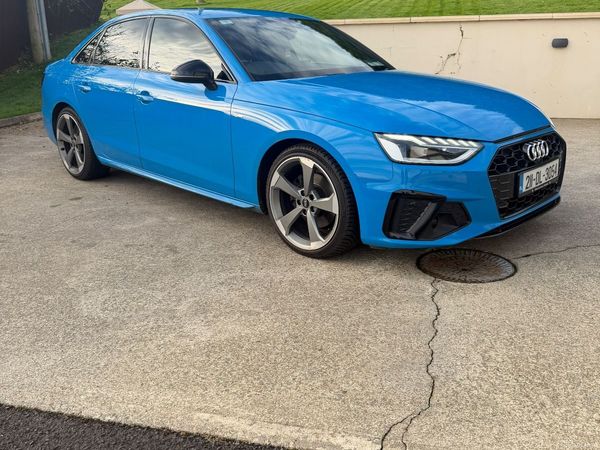 Audi A4 Saloon, Diesel, 2021, Blue