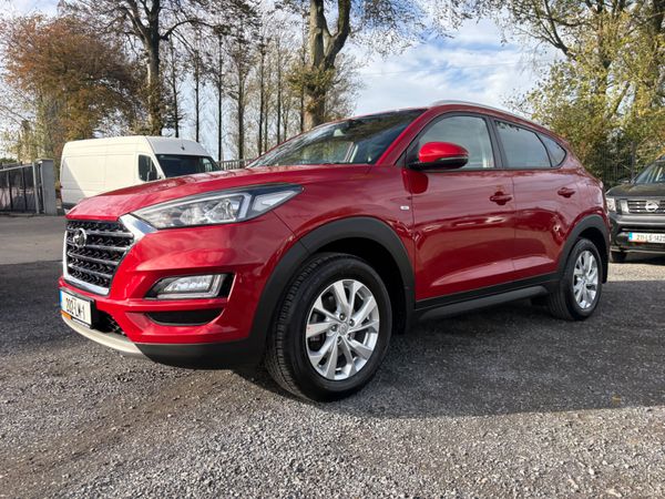 Hyundai Tucson SUV, Diesel Hybrid, 2020, Red