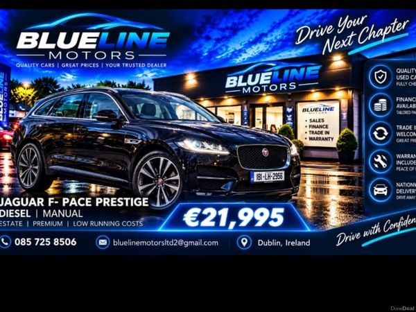 Jaguar F-Pace SUV, Diesel, 2018, Black