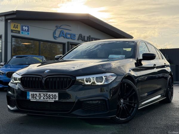 BMW 5-Series Saloon, Diesel, 2018, Black