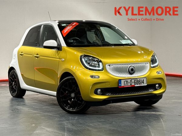 Smart Forfour Hatchback, Petrol, 2017, Yellow
