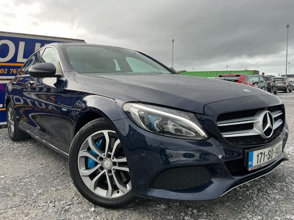Mercedes-Benz C-Class Saloon, Petrol Plug-in Hybrid, 2017, Blue