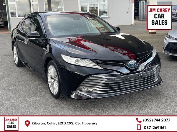 Toyota Camry Saloon, Petrol Hybrid, 2019, Black