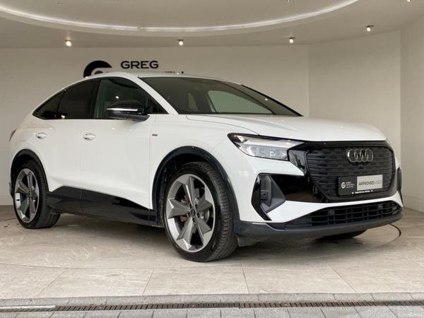 Audi Q4 SUV, Electric, 2024, White