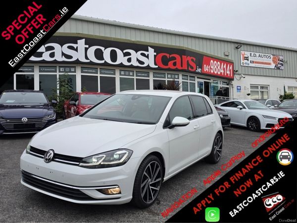 Volkswagen Golf Hatchback, Diesel, 2019, White