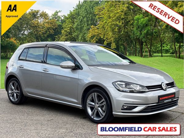 Volkswagen Golf Hatchback, Diesel, 2019, Grey
