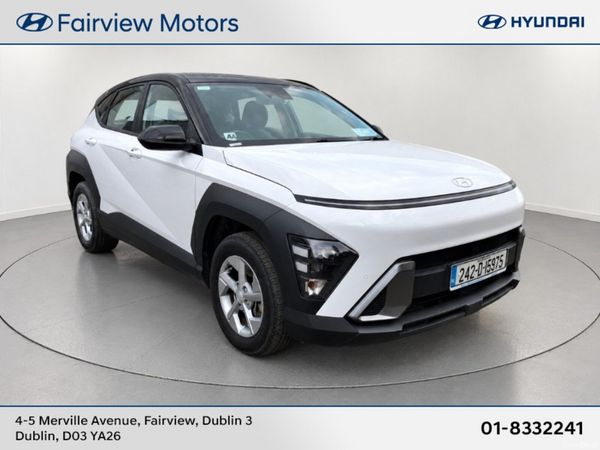 Hyundai KONA SUV, Petrol Hybrid, 2024, White