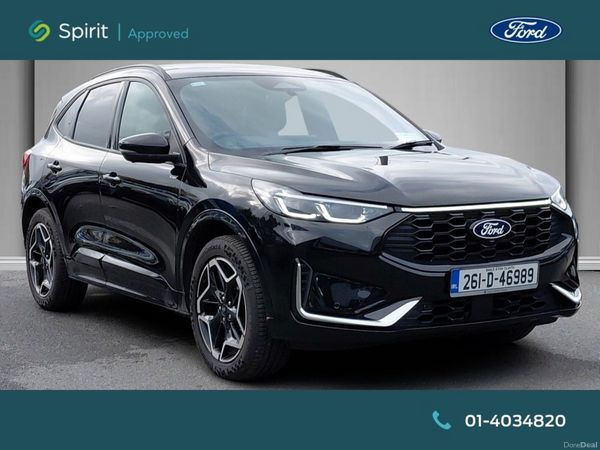 Ford Kuga SUV, Petrol Plug-in Hybrid, 2026, Black