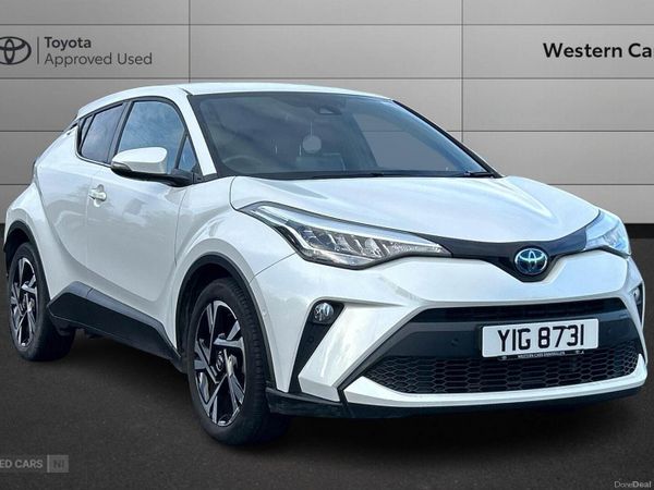 Toyota C-HR SUV, Petrol Hybrid, 2023, White