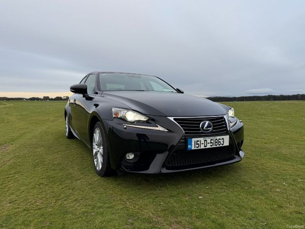 Lexus IS Saloon, Petrol Hybrid, 2015, Black