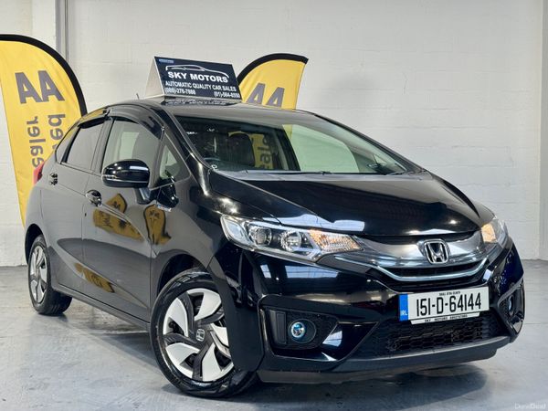 Honda Fit Hatchback, Petrol Hybrid, 2015, Black