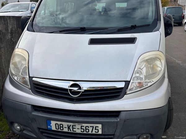 Opel Vivaro Minibus, Diesel, 2008, Silver