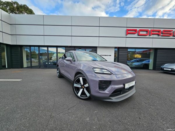 Porsche Macan SUV, Electric, 2024, Purple
