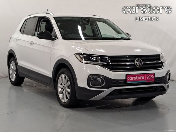 Volkswagen T-Cross Hatchback, Petrol, 2020, White