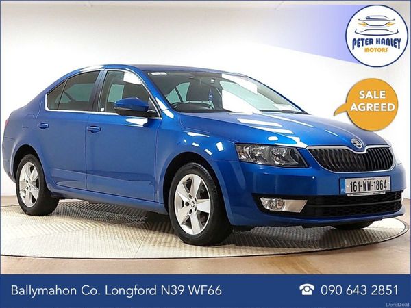 Skoda Octavia Saloon, Diesel, 2016, Blue