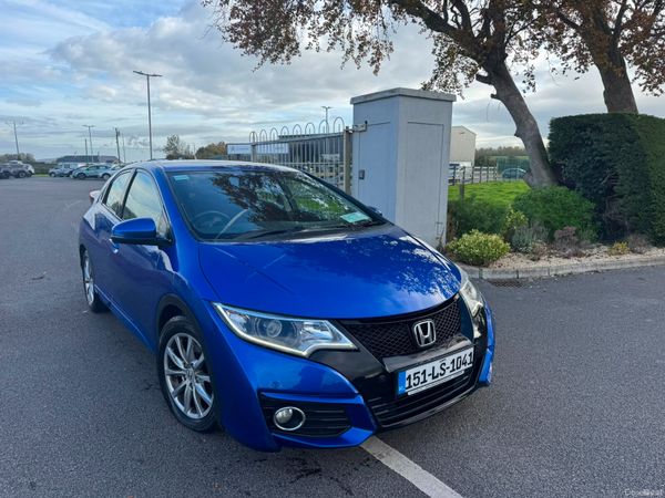 Honda Civic Hatchback, Diesel, 2015, Blue