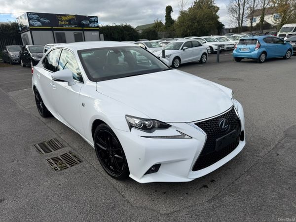 Lexus IS Saloon, Petrol Hybrid, 2015, White